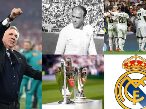 Carlo Ancelotti iguala al Real Madrid de Alfredo Di Stefano