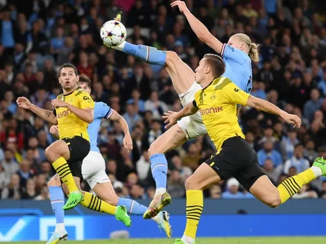 Agónico: Haaland se lo remontó a Borussia Dortmund con un golazo acrobático