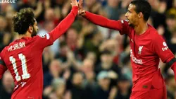 Festejo de Liverpool.