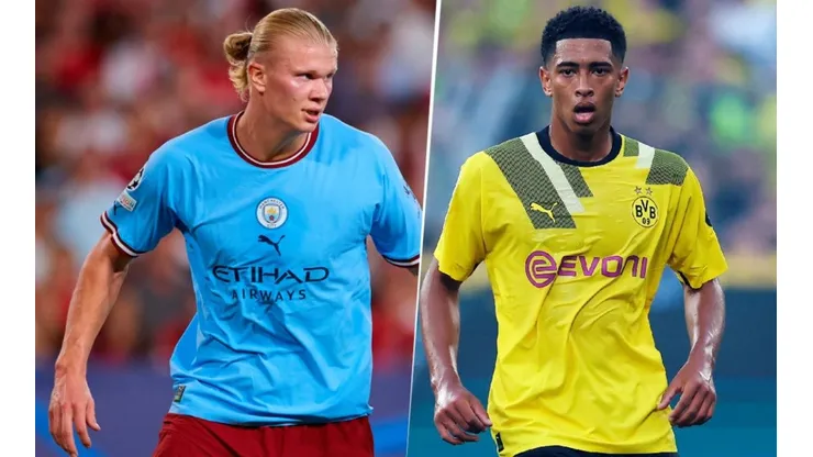 Haaland recibe a sus excompañeros de Borussia Dortmund.