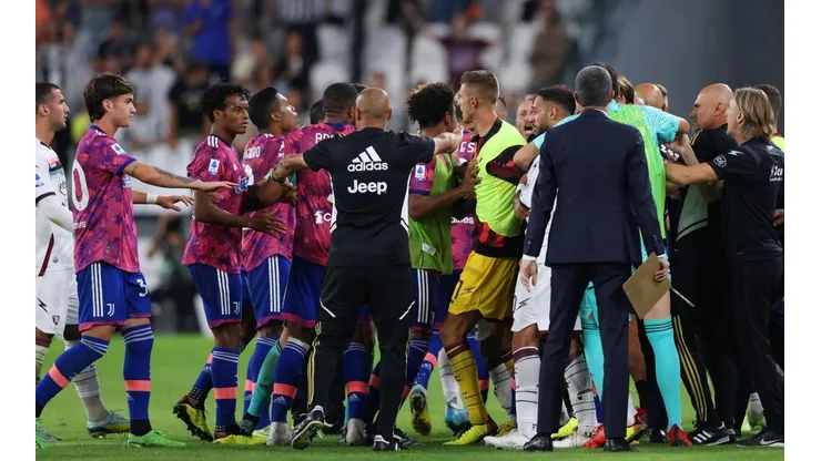 Polémica en el Juventus-Salernitana