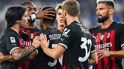 Milan en ceebración de gol.