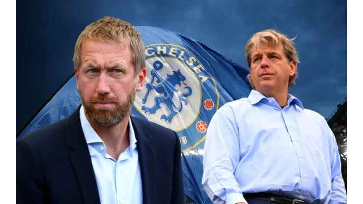 Graham Potter y Todd Boehly en Chelsea.