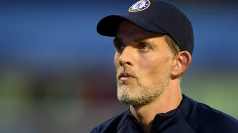 Thomas Tuchel en un encuentro con Chelsea.