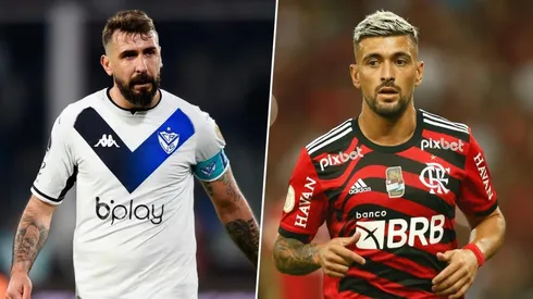 Lucas Pratto y Giorgian De Arrascaeta.
