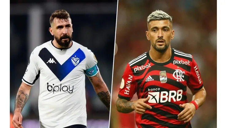 Lucas Pratto y Giorgian De Arrascaeta.