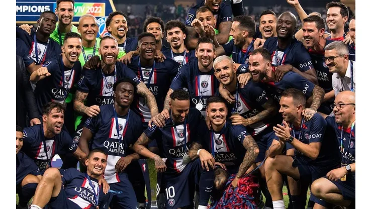 PSG en celebración.