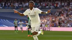 Vinicius anotó uno de los goles del Real Madrid.