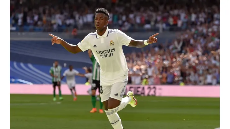 Vinicius anotó uno de los goles del Real Madrid.