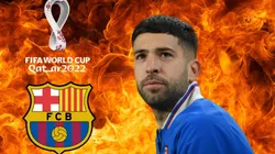 Jordi Alba, entre Barcelona y Qatar 2022.