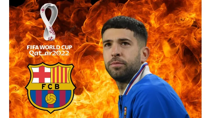 Jordi Alba, entre Barcelona y Qatar 2022.
