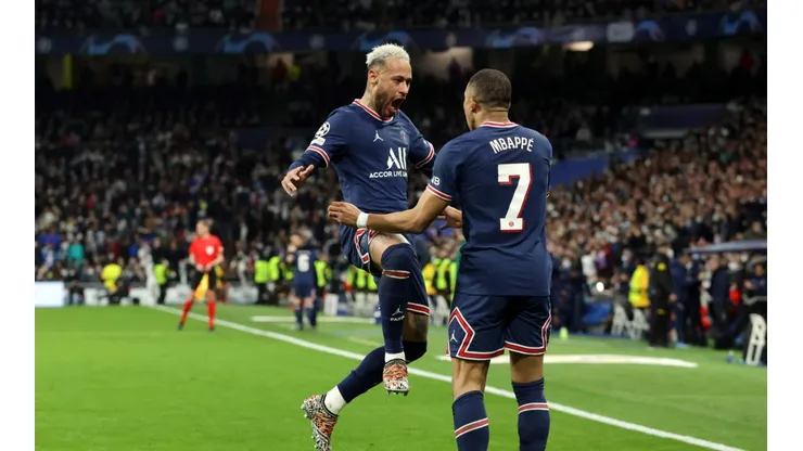 Neymar y Kylian Mbappé.