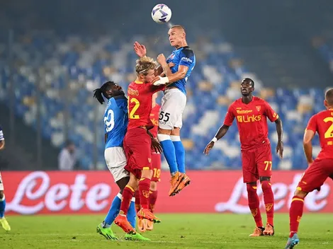 Napoli no pudo en casa y empató frente a un complicado Lecce