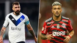 Lucas Pratto y Giorgian de Arrascaeta.