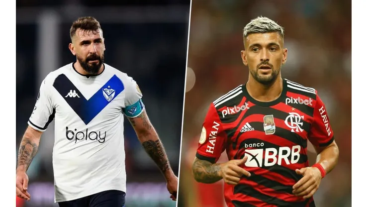 Lucas Pratto y Giorgian de Arrascaeta.