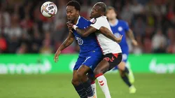 Sterling en acción con Chelsea ante Soton.