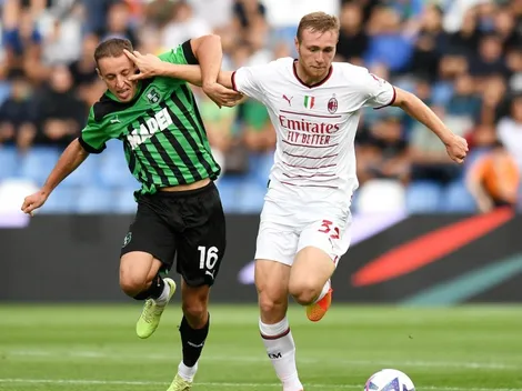 Vuelven a dejar puntos: AC Milan no pudo con Sassuolo