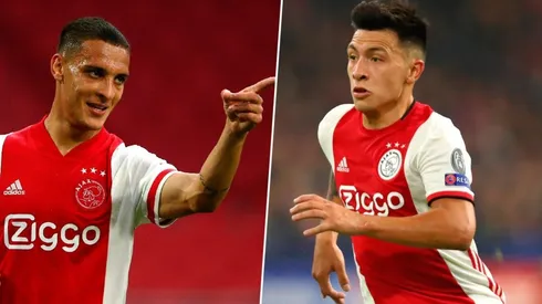 Antony y Lisandro Martínez.