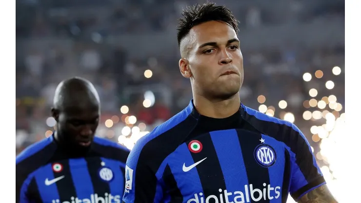 Lautaro suplente y Lukaku, out del partido.
