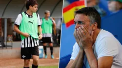 Gabriel Batistuta y su hijo Shamel.