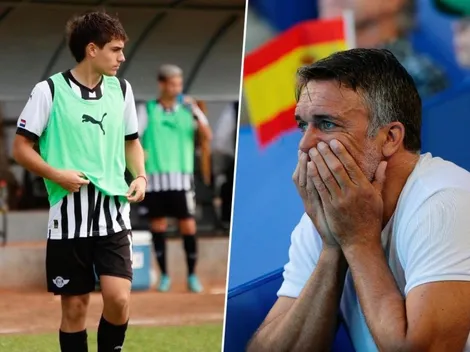 El hijo de Batistuta juega en Paraguay y ya debutó en reserva