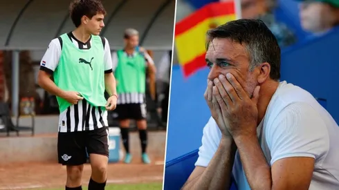 Gabriel Batistuta y su hijo Shamel.