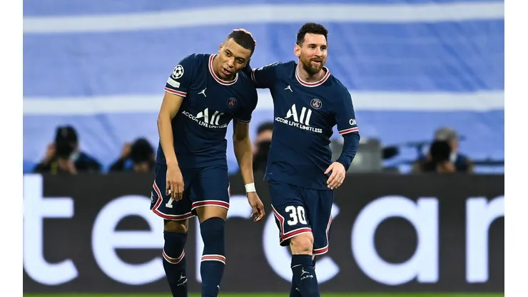Kylian Mbappé y Lionel Messi.