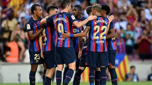 Jugadores del Barcelona.