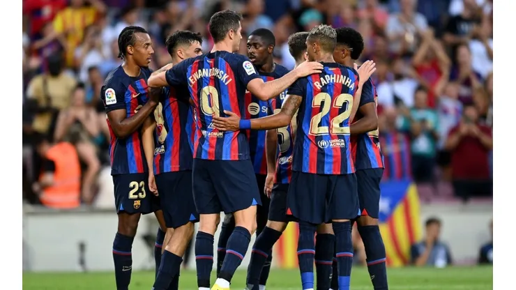 Jugadores del Barcelona.
