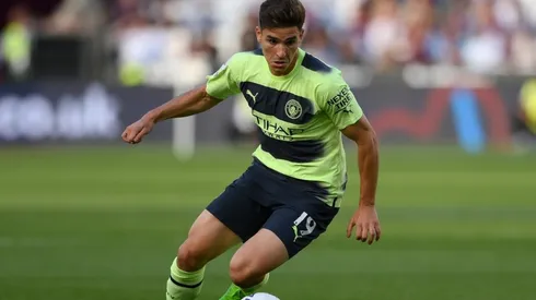 Julián Álvarez viene de anotar ante Barcelona.