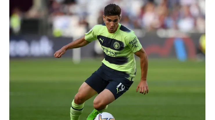 Julián Álvarez viene de anotar ante Barcelona.