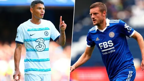 Thiago Silva y Jamie Vardy.