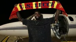 Umtiti arribó a Italia para firmar con Lecce.