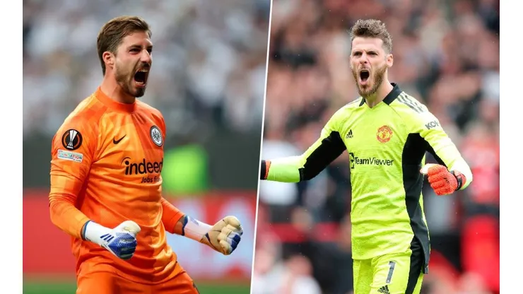 Kevin Trapp y David De Gea.