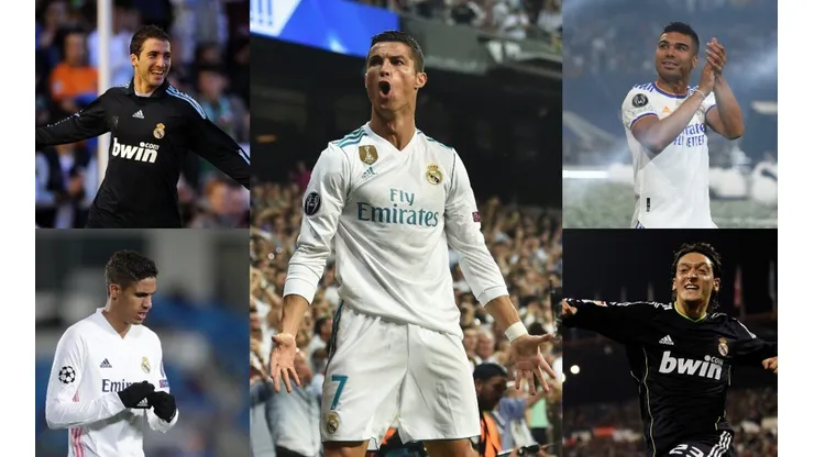 Algunos de los cracks vendidos por Real Madrid en la última década.