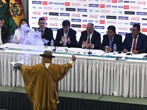 Un ritual aymara acompañó la presentación de Costas en Bolivia