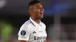 Casemiro en un encuentro del Real Madrid.