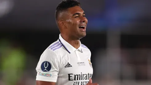 Casemiro en un encuentro del Real Madrid.