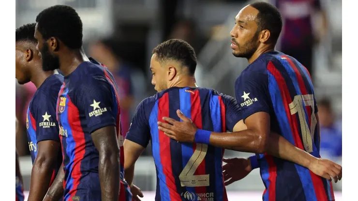 Jugadores del Barcelona.