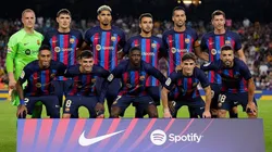 Barcelona en el primer partido de Liga.