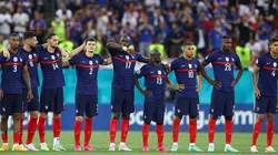 Selección de Francia en formación.