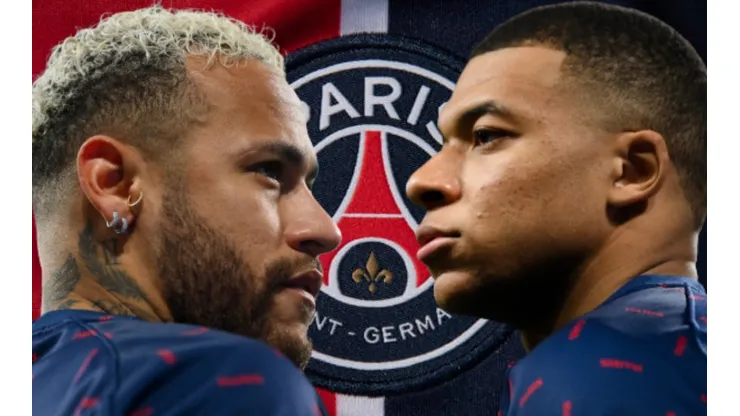 Neymar y Kylian Mbappé en PSG.