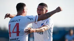 Fagúndez celebra su gol ante Liverpool.