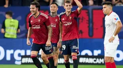Festejo de Osasuna sobre Seilla.