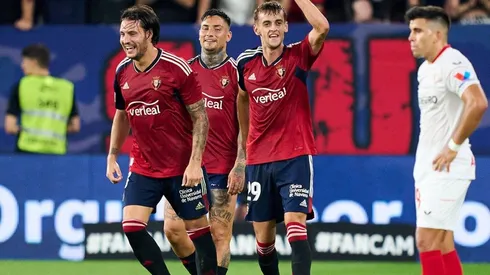 Festejo de Osasuna sobre Seilla.
