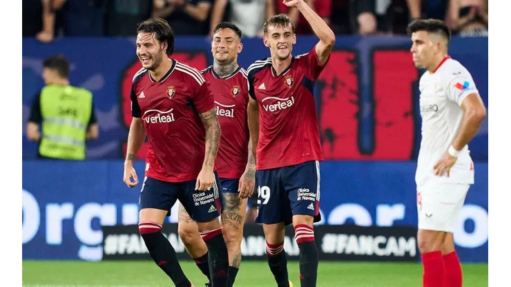 Festejo de Osasuna sobre Seilla.