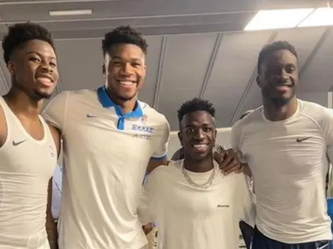 Giannis Antetokounmpo y sus muestras de cariño por Real Madrid