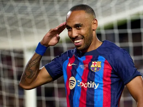 Xavi tomó una decisión sobre el futuro de Aubameyang