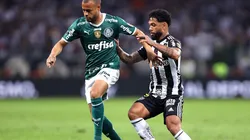 Palmeiras y Mineiro en acción.