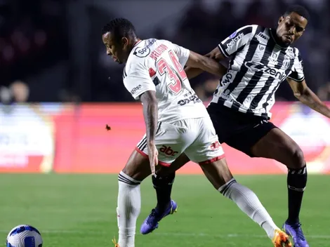 Alineaciones confirmadas para la vuelta Ceará vs Sao Paulo por la Sudamericana